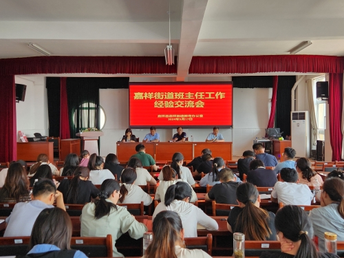 实践磨砺匠心，经验点亮前程 —— 嘉祥街道班主任工作经验交流会举行