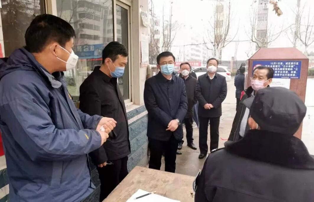 嘉祥县人民政府 政务要闻 疫情防控丨朱瑞显检查新冠