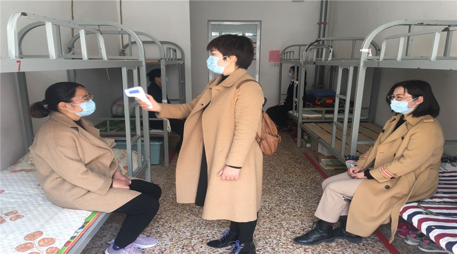 嘉祥一中开学模拟演练规范有序,为正式复学做足准备