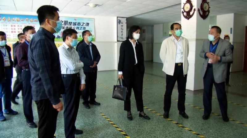 嘉祥县人民政府 政务要闻 县领导检查指导2020年第二批学校开学准备